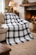 Ember & Ash-Hearthside Plaid Cotton Throw 50x60''